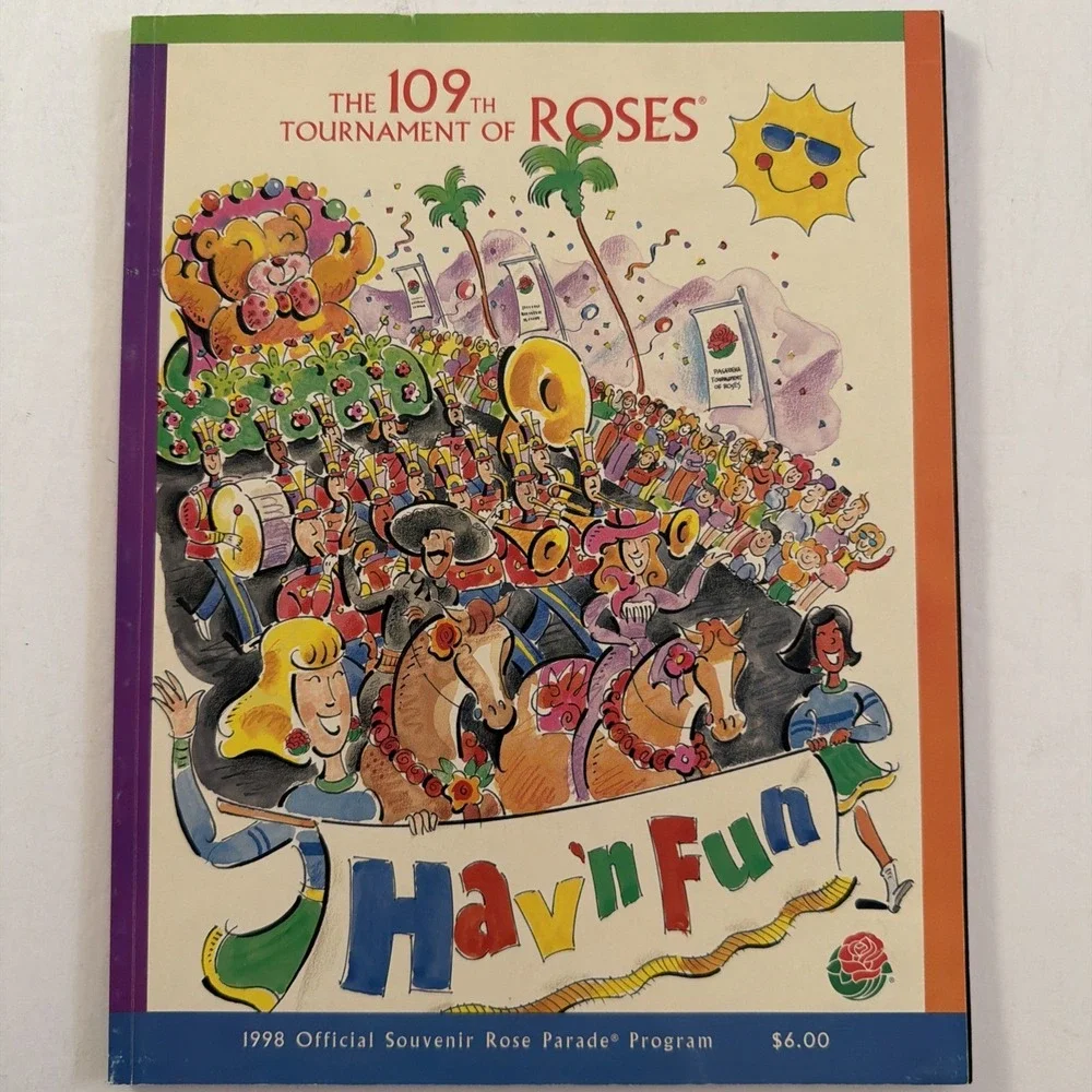 109th Tournament Of Roses Parade Official 1998 Program Carol Burnett